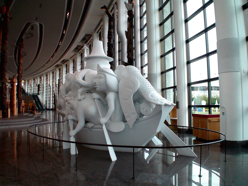 Canada, Musée des civilisations à Gatineau en face d'Ottawa